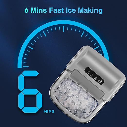 Ice maker store-R.W.FLAME Ice Makers Countertop- Portable Ice Maker Machine with Self-Cleaning 3 Ice maker store-R.W.FLAME Ice Makers Countertop- Portable Ice Maker Machine with Self-Cleaning - Image 3