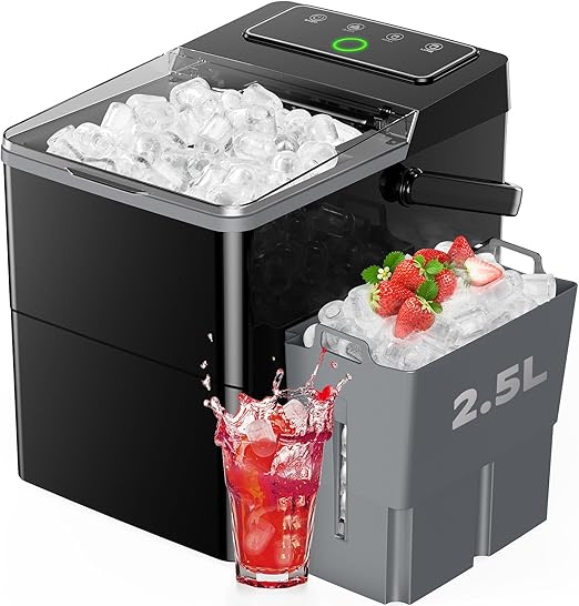Ice maker store-Countertop Ice Maker- Compact Ice Maker with Larger 2.5L Expanding Ice Basket & 1.8L Water Tank Ice maker store-Countertop Ice Maker- Compact Ice Maker with Larger 2.5L Expanding Ice Basket & 1.8L Water Tank