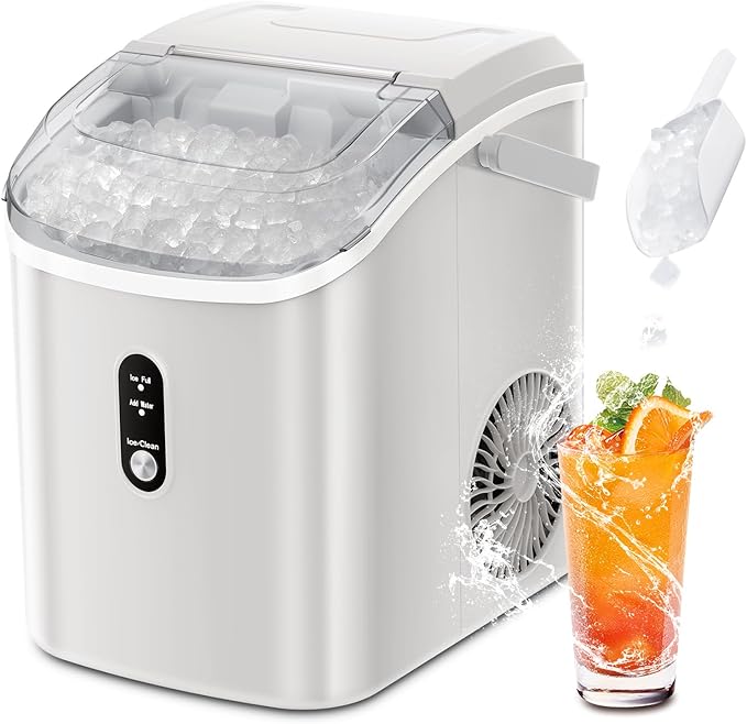 Ice maker store-ZAFRO Portable Ice Maker Countertop with Handle- Nugget Ice Machine with Self-Cleaning Ice maker store-ZAFRO Portable Ice Maker Countertop with Handle- Nugget Ice Machine with Self-Cleaning