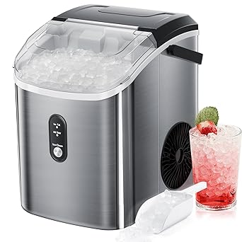 Ice maker store-Nugget Countertop Ice Maker with Chewable Pellet Ice- Antarctic Star Portable Ice Machine Pebble Ice with Self-Cleaning Ice maker store-Nugget Countertop Ice Maker with Chewable Pellet Ice- Antarctic Star Portable Ice Machine Pebble Ice with Self-Cleaning