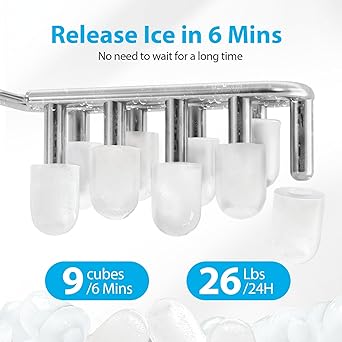 Ice maker store-Aeitto Ice Makers Countertop- 9 Ice Cubes Release in 6 Mins 2 Ice maker store-Aeitto Ice Makers Countertop- 9 Ice Cubes Release in 6 Mins - Image 2