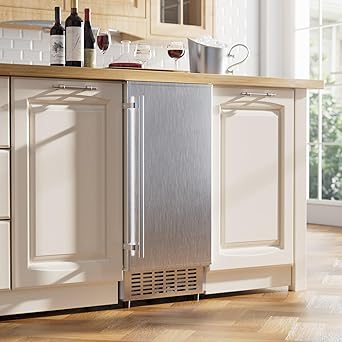 Ice maker store-Coolake 15 Inch Wide Under Counter Ice Maker- 80lbs/Day Built-in Freestanding Ice Machine with 25lbs Storage Bin 2 Ice maker store-Coolake 15 Inch Wide Under Counter Ice Maker- 80lbs/Day Built-in Freestanding Ice Machine with 25lbs Storage Bin - Image 2