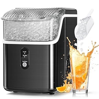Ice maker store-Nugget Ice Makers Countertop- Pebble Ice Machine with Chewable Pellet Ice Ice maker store-Nugget Ice Makers Countertop- Pebble Ice Machine with Chewable Pellet Ice