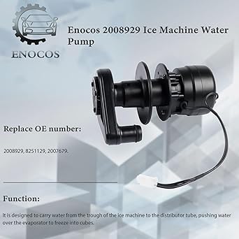 Ice maker store-2008929 Ice Machine Water Pump Compatible with Manitowoc Ice Machine I0322- IY0325W and SR0420AP Models 3 Ice maker store-2008929 Ice Machine Water Pump Compatible with Manitowoc Ice Machine I0322- IY0325W and SR0420AP Models - Image 3