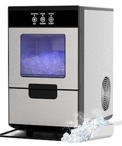 Ice maker store-Nugget Countertop Ice Maker- 44Lbs/Day Pebble Ice Machine with Soft Chewable Ice