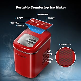 Ice maker store-Galanz Portable Countertop Electric Ice Maker Machine- 26 lbs in 24 Hours 3 Ice maker store-Galanz Portable Countertop Electric Ice Maker Machine- 26 lbs in 24 Hours - Image 3