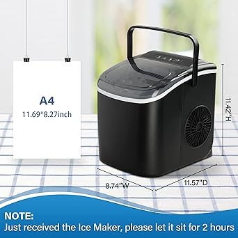 Ice maker store-Simple Deluxe Ice Maker Machine for Countertop- 26lbs Ice/24Hrs 2 Ice maker store-Simple Deluxe Ice Maker Machine for Countertop- 26lbs Ice/24Hrs - Image 2