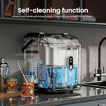 Ice maker store-Nugget Ice Maker Countertop with Self-Cleaning Function- 35lbs/Day 3 Ice maker store-Nugget Ice Maker Countertop with Self-Cleaning Function- 35lbs/Day - Image 3