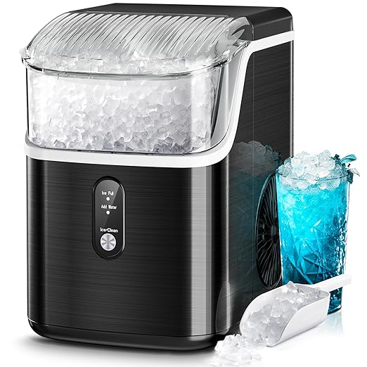 Ice maker store-Kismile Nugget Ice Makers Countertop-Portable Ice Maker Machine with Crushed Ice Ice maker store-Kismile Nugget Ice Makers Countertop-Portable Ice Maker Machine with Crushed Ice