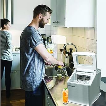 Ice maker store-FRIGIDAIRE EFIC452-SS 40 Lbs Extra Large Clear Maker- Stainless Steel 2 Ice maker store-FRIGIDAIRE EFIC452-SS 40 Lbs Extra Large Clear Maker- Stainless Steel - Image 2