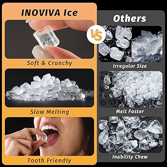 Ice maker store-Nugget Ice Maker with 1.2 Gallon Tank- 40lbs/24H Soft & Chewable Ice 3 Ice maker store-Nugget Ice Maker with 1.2 Gallon Tank- 40lbs/24H Soft & Chewable Ice - Image 3